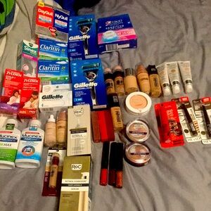 All brand new Neutrogena Milani L’Oréal makeup medicines and moree. Value 350